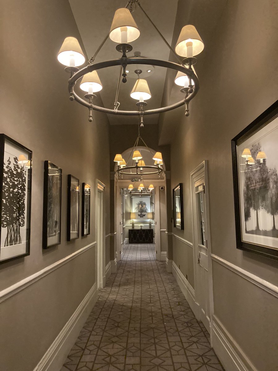 Awesome interiors of Queens Hotel in <a href="/visitchelt/">VisitCheltenham</a>. It’s one of the oldest purpose-built hotels in Europe, but has recently been renovated &amp; is looking fabulous! #presstrip
