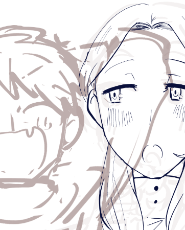 一部ペンいれてかわいいけどふてぶてしさが足りないからちょっと書き直そ～ 