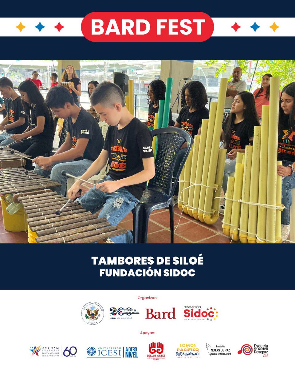 sidocfundacion's tweet photo. ¡Este miércoles el parche es musical!
A las 6:30 p.m. en la sala Beethoven de @bellasartesc realizaremos el #BardFest, un concierto para celebrar los 200 años de amistad entre EEUU y Colombia (1/2) https://t.co/znErgsH9l7