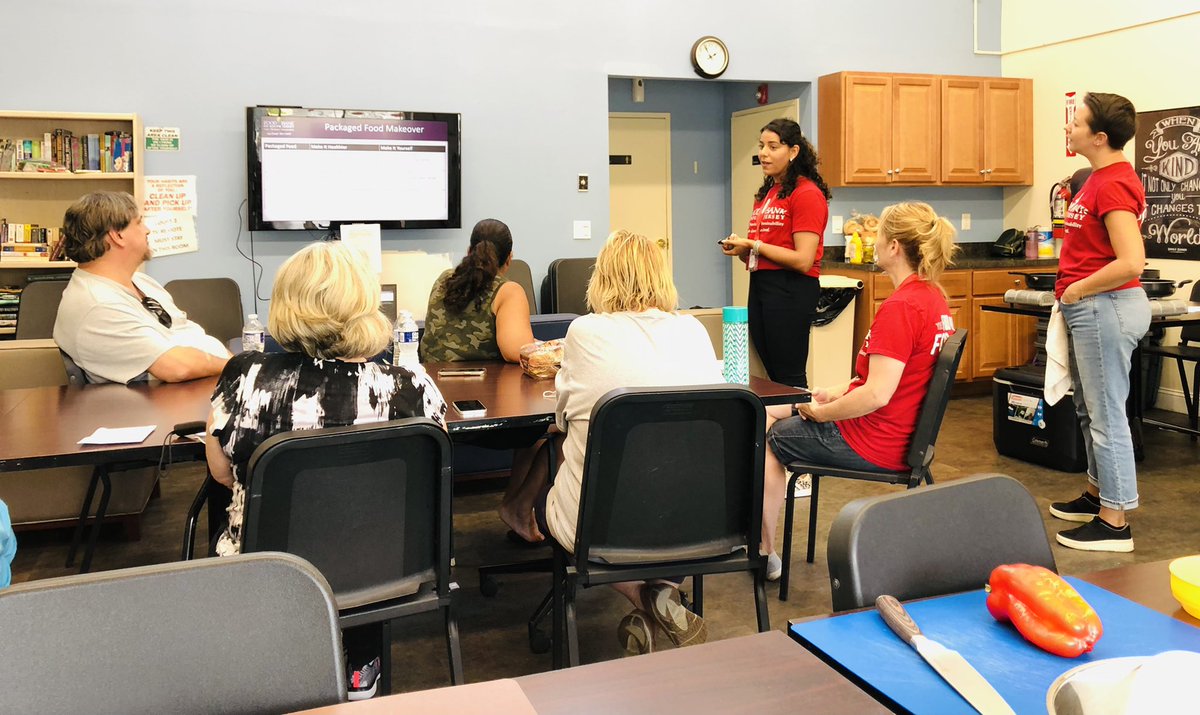 I had the pleasure of joining the @foodbankSJ Health and Wellness Nutrition Educators for an adult #CookingMatters session this afternoon at the Diocese of Camden’s St. Mary’s Campus in Cherry Hill! #NutrtionEducation #FeedingSJ