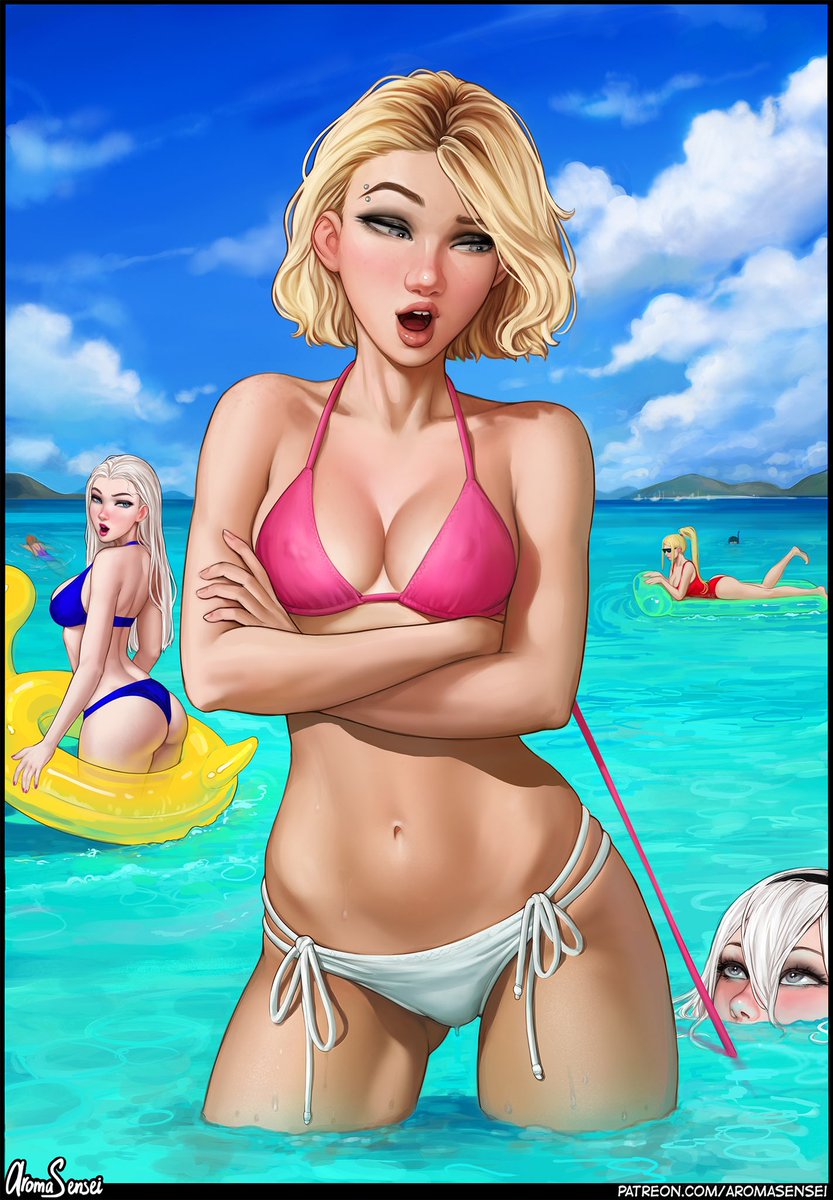 Shy Aroma Sensei 💙💛 on Twitter: "Page 2👙 (without text)"