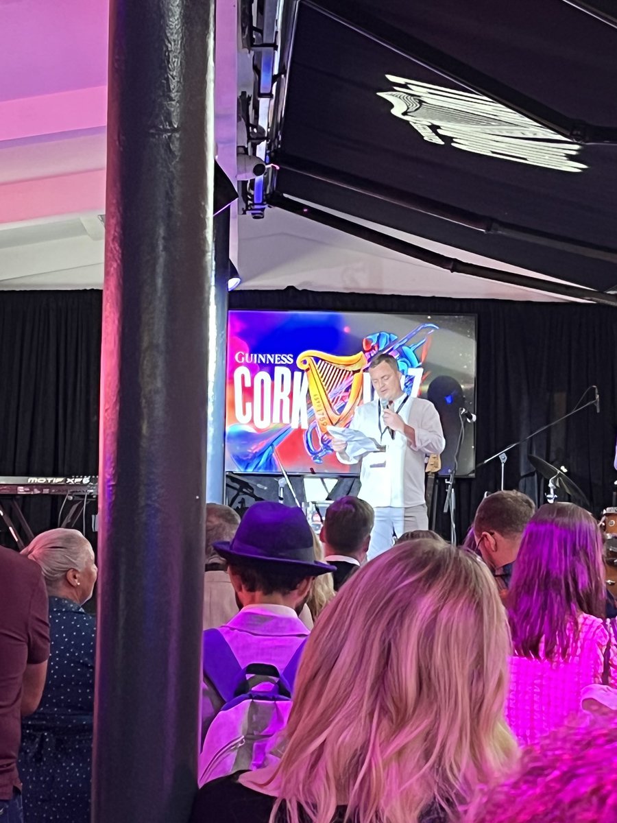 Always great to have the ⁦<a href="/corkjazzfest/">Guinness Cork Jazz</a>⁩ launch … the old oak has but on a great show.