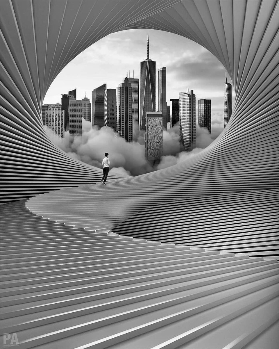 parametricarch's tweet image. “Winding way up”, art work by visual artist @kathrinfederer.

#spaceandspaces #art #artwork #visualart #visualartist #artist #artists #artista #arts #architecturaldesign #landscapedesign