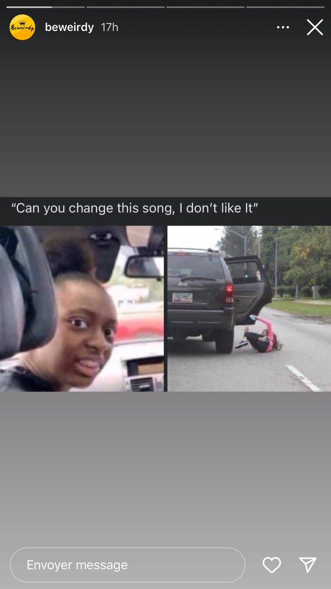 BsaMarame's tweet photo. Moi quand quelqu’un me dit ça ,alors que la chanson était celle de harry styles :) https://t.co/Et8dNEAVq3