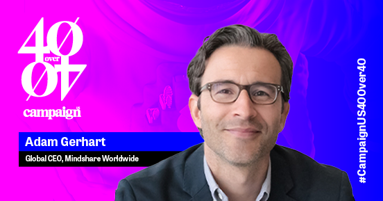CampaignLiveUS's tweet photo. Adam Gerhart, @mindshare Worldwide, has earned a spot on this year’s 40 over 40 list. Congratulations! #Campaign40over40 https://t.co/zUw5dWhLWE 

Register here: https://t.co/hIA4WaN0Pe https://t.co/oRDag6KVA6