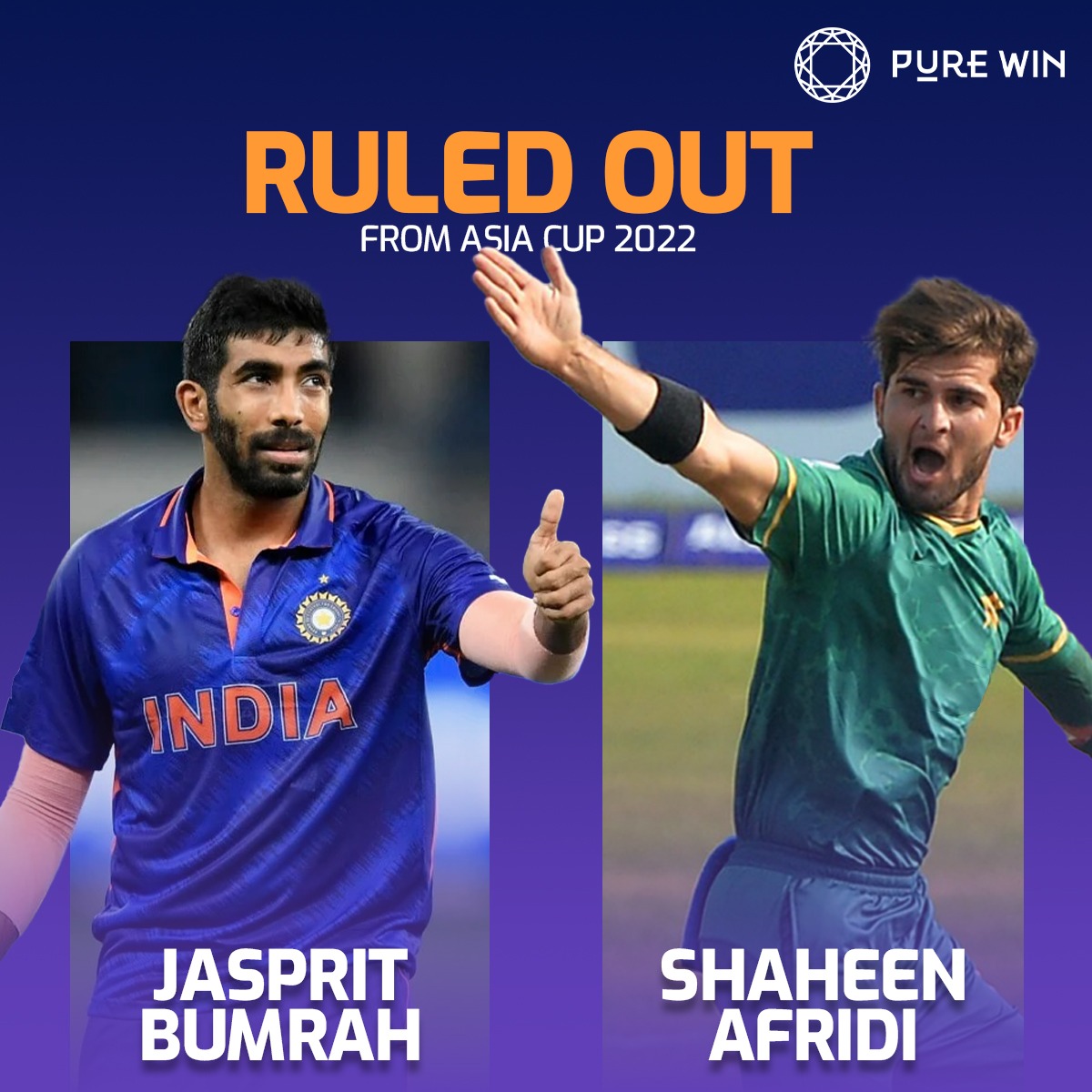 Which Team has faced the bigger blow? 🇮🇳 X 🇵🇰

#TeamIndia or #Pakistan

#AsiaCup2022 #AsiaCup #Cricket #ShaheenAfridi #JaspritBumrah #CricketTwitter #Ad #ADA #ViratKohli #tuesdayvibe #India #TuesdayMotivaton #SriLanka
