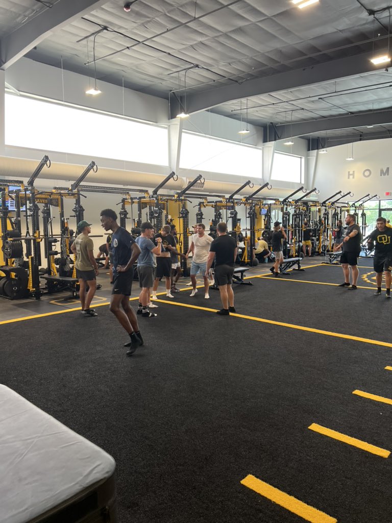 First day of weights! Braves getting better today! #rOUtetolewiston