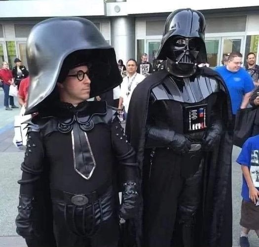 When it's bring your Father's Brother's 
Nephew's Cousin's Former Roommate 
to work day aboard the Death Star