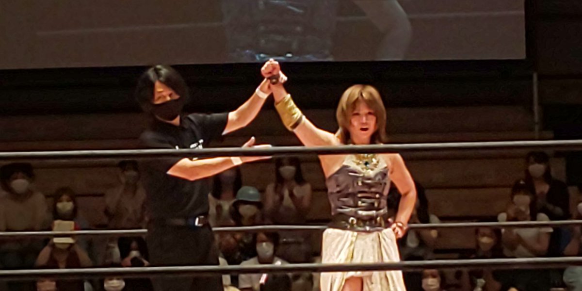 beerzcute's tweet photo. 東京女子プロレス
2022・8・14 後楽園ホール大会
メインイベント
第9回東京プリンセスカップ決勝戦
勝利で優勝の坂崎ユカさん!
#tjpw
#TPC9 https://t.co/xjsrMcJ81f