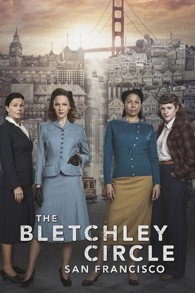 ChelahFan's tweet photo. Extraordinary women doing extraordinary things. Bletchley Circle San Francisco NETFLIX #BletchleyCircle #ChelahHorsdal #CrystalBalint #RachaelStirling #JulieGraham #ChanellePeloso https://t.co/pYznzL2vPP