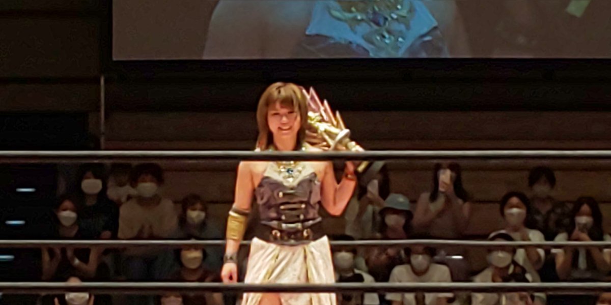 beerzcute's tweet photo. 東京女子プロレス
2022・8・14 後楽園ホール大会
エンディング
第9回東京プリンセスカップ優勝の、坂崎ユカさんによる大会締め!
#tjpw
#TPC9 https://t.co/IKpWB2f9VQ
