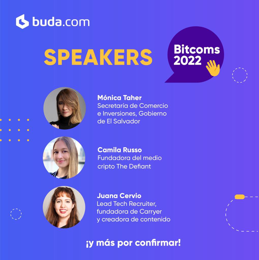 colombiafintech's tweet photo. #CFMembersEvents ¡Feliz martes para todos!🚀 A la vida hay que darle color🌈, y nada mejor que hablando de lo que nos gusta y apasiona😜. Desde @colombiafintech, te invitamos este jueves 25 de agosto a la gran #BitComs2022. @BudaPuntoCom 🧵 https://t.co/qEM7abaw9E