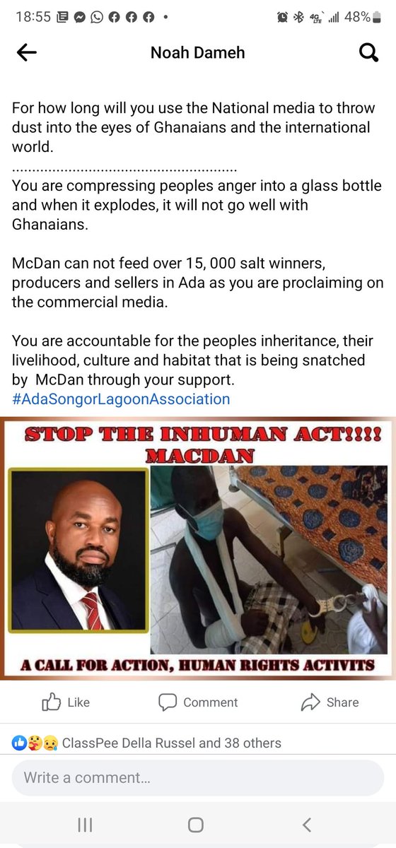 AAA_Grey's tweet photo. How offensive is this post will get a whole #MacDan hound this journalist 🤔.... really. .@GhPoliceService
Then he can pursue a civil suit???
.@metrotvgh https://t.co/9xIeIbbKNM