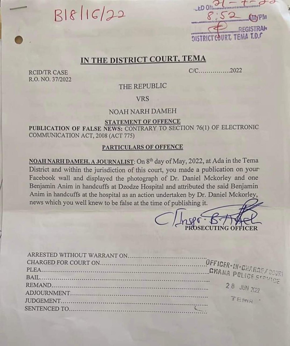 AAA_Grey's tweet photo. How offensive is this post will get a whole #MacDan hound this journalist 🤔.... really. .@GhPoliceService
Then he can pursue a civil suit???
.@metrotvgh https://t.co/9xIeIbbKNM