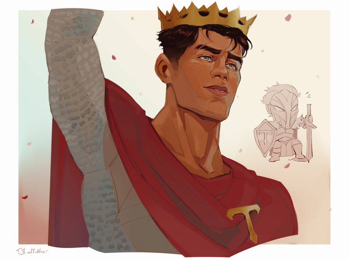 「king #jayce n his knight  」|nicのイラスト