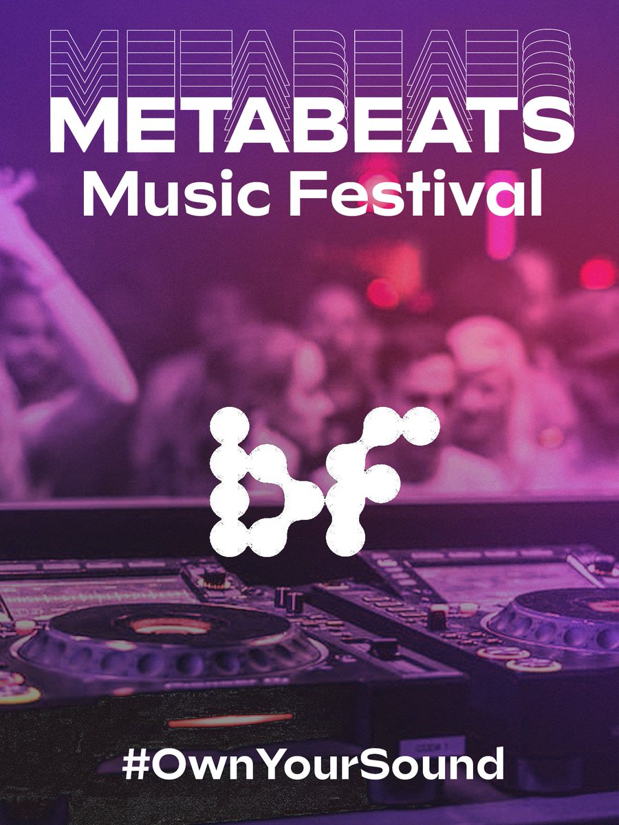 🎵Metabeats Music Fest Day 6🎵 @BeatFoundryNFTs is shaking up the blockchain with their electronic beats. 🎶 All @BeatFoundryNFTs community members are invited to claim General Admission Tickets (WL) in our upcoming drop 🔥 👉 premint.xyz/music-fest-wl-… #MusicNFTs