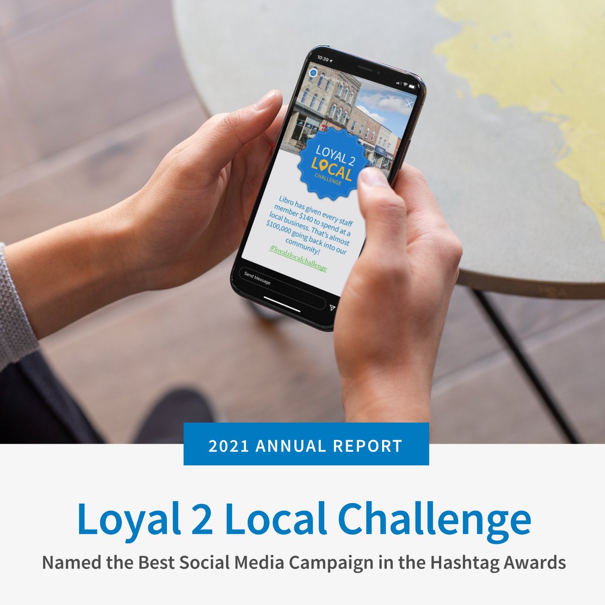 At Libro, we’re Loyal 2 Local, now and always. What started as a response to supporting small to medium size businesses during pandemic, has put a spotlight on supporting local! 

Read our 2021 Annual Report here: belibro.ca/3cbrbHr #credituniondifference