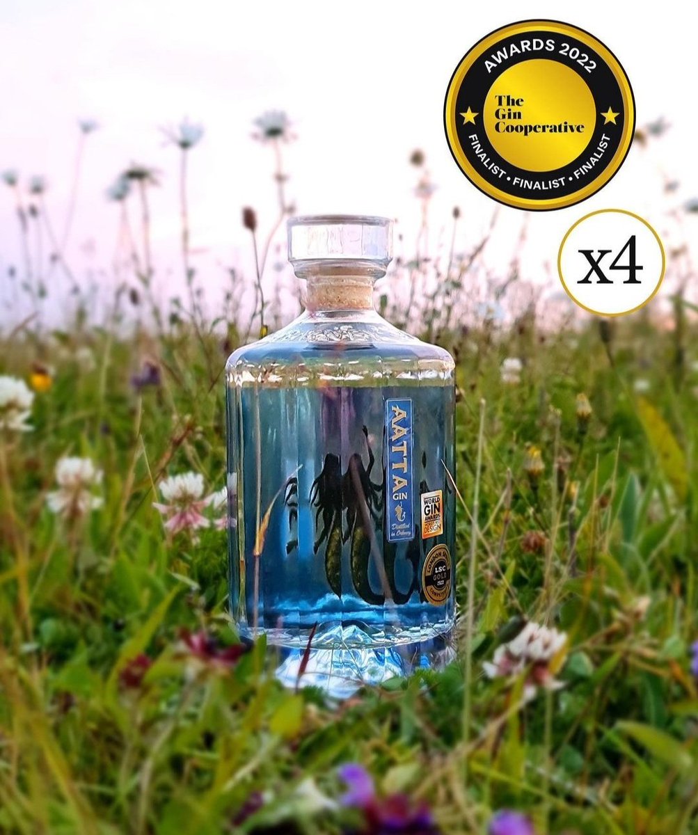 OrkneyGin's tweet photo. We are delighted to say that our Aatta Gin has been shortlisted as a finalist in 4 categories in the fantastic Gin Cooperative Awards 2022!
⭐️ London Dry Scottish Gin Award 
⭐️ Community Judges Award
⭐️ Industry Judges Award
⭐️ New Scottish Gin Award
 #gin #Orkney #scottishgin https://t.co/fbsDIgrQgs