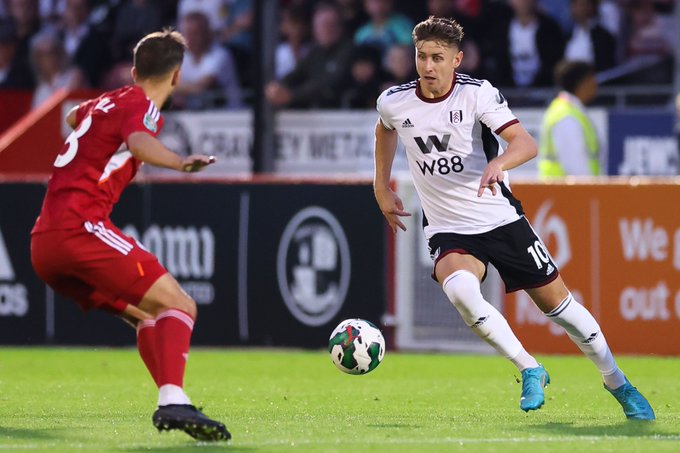 Thomas Cairney against Crawley Town.