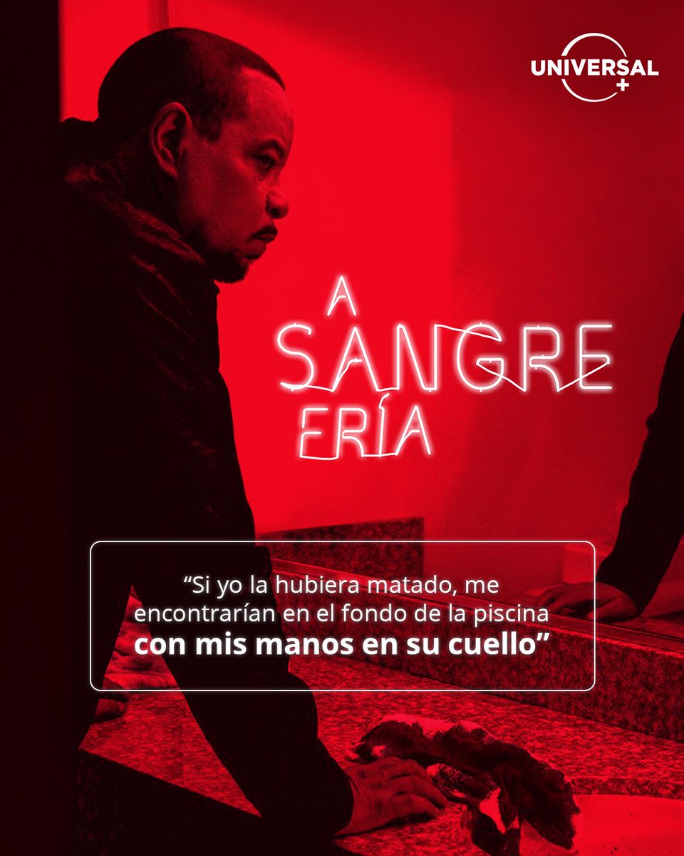 UniversalPlus's tweet photo. Ésta y otras declaraciones de los asesinos más despiadados de América te esperan en la tercera temporada de "A sangre Fría". Acompaña a #IceT y descubre toda una nueva serie de historias que te helarán la sangre.
Solo para fans del #TrueCrime. Todos los lunes en #UniversalCrime. https://t.co/h0LPNHM6em