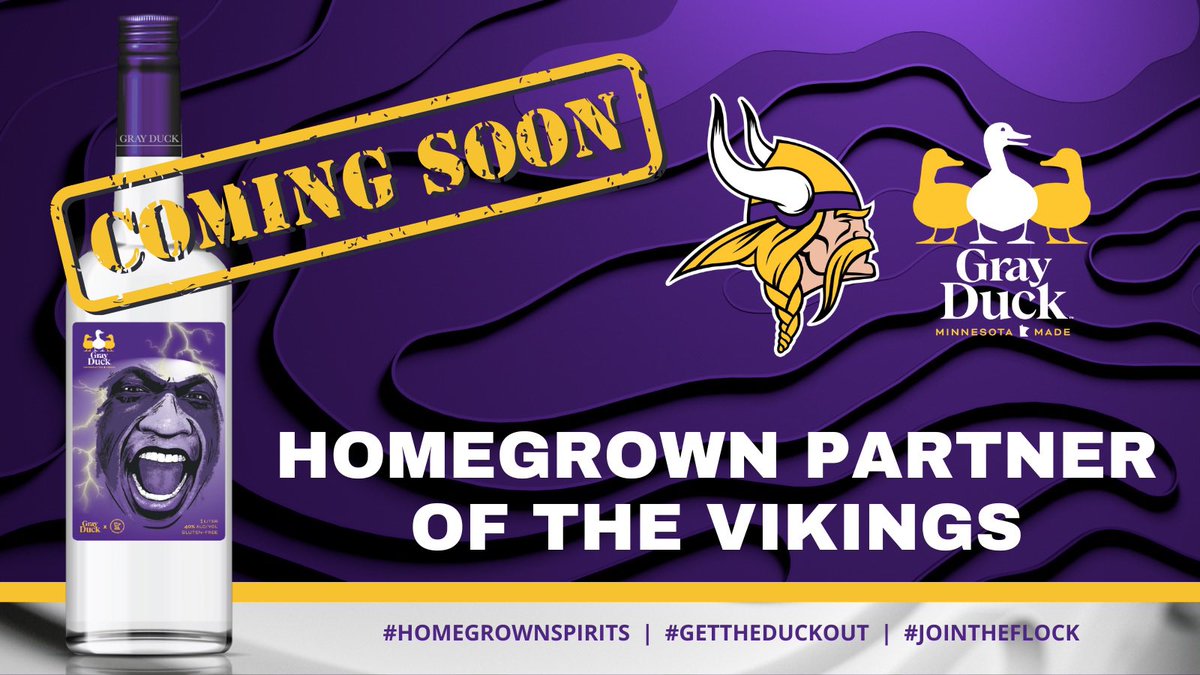 Gray Duck Spirits (@grayduckspirits) on Twitter photo 🚨BIG NEWS 🚨 We have teamed up with <a href="/johnnyrandle93/">john randle</a> the <a href="/Vikings/">Minnesota Vikings</a> and <a href="/StDavidsCenter/">St. David's Center for Child & Family Development</a> to bring you this new Gray Duck Vodka bottle featuring the iconic image of Hall of Famer, John Randle. For every bottle sold, $2 will be donated to St. David’s Center.
#grayduckcares 🚨BIG NEWS 🚨 We have teamed up with <a href="/johnnyrandle93/">john randle</a> the <a href="/Vikings/">Minnesota Vikings</a> and <a href="/StDavidsCenter/">St. David's Center for Child & Family Development</a> to bring you this new Gray Duck Vodka bottle featuring the iconic image of Hall of Famer, John Randle. For every bottle sold, $2 will be donated to St. David’s Center.
#grayduckcares