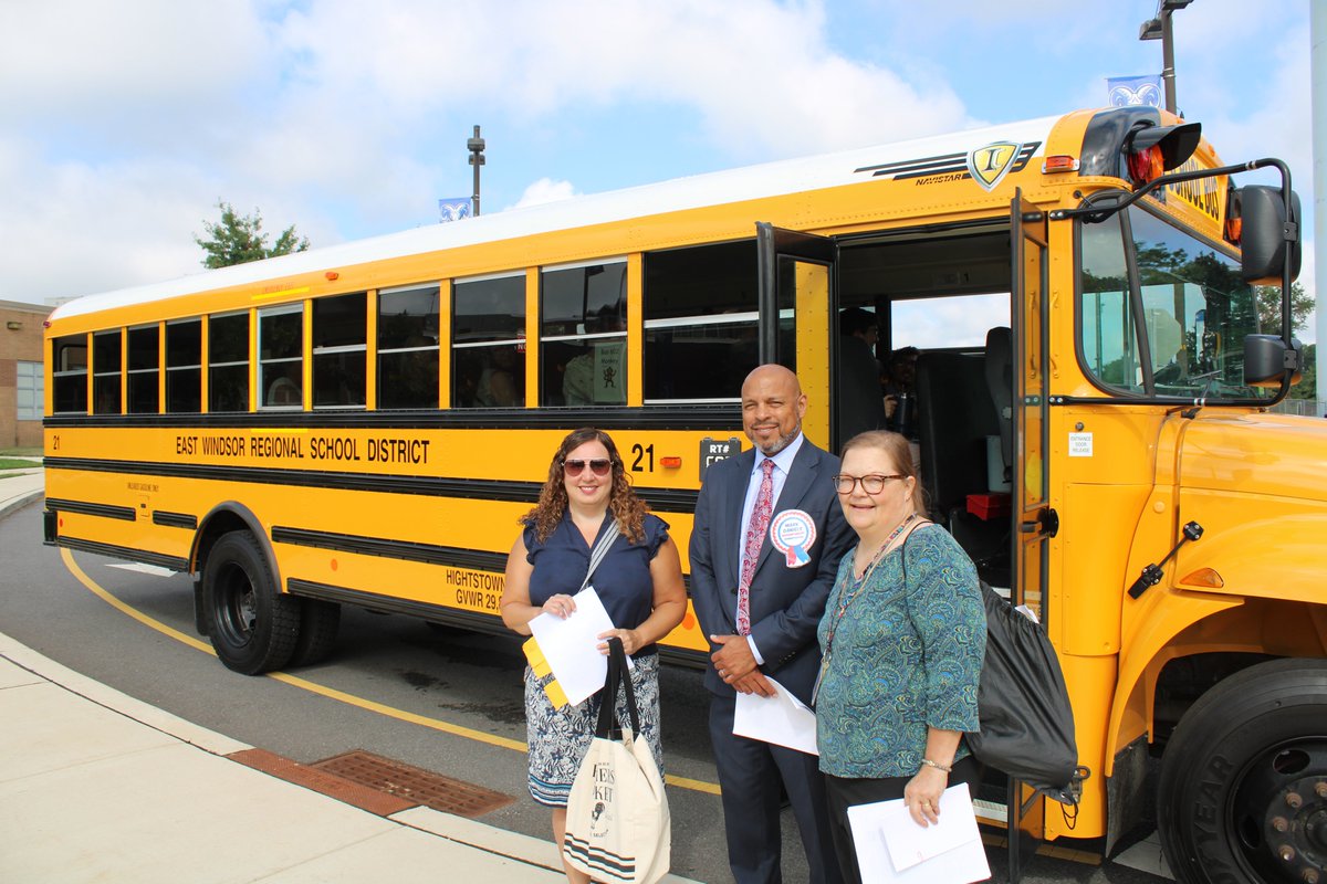 Our new teachers were able to learn more about our students and the East Windsor/Hightstown area today with an educational bus tour! Read more here - bit.ly/3PIDhFx