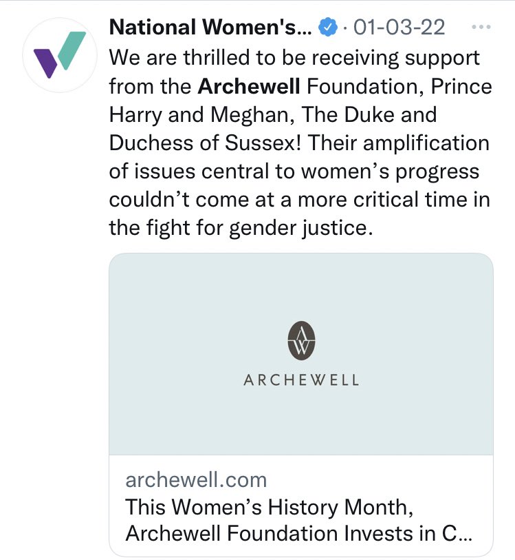 BaronessBruck's tweet image. Just another PAID endorsement… 🤷🏻‍♀️🔍💰💰💰💸

#PaidAd
#Archewell 
#BackScratch 
#CashEndorsement