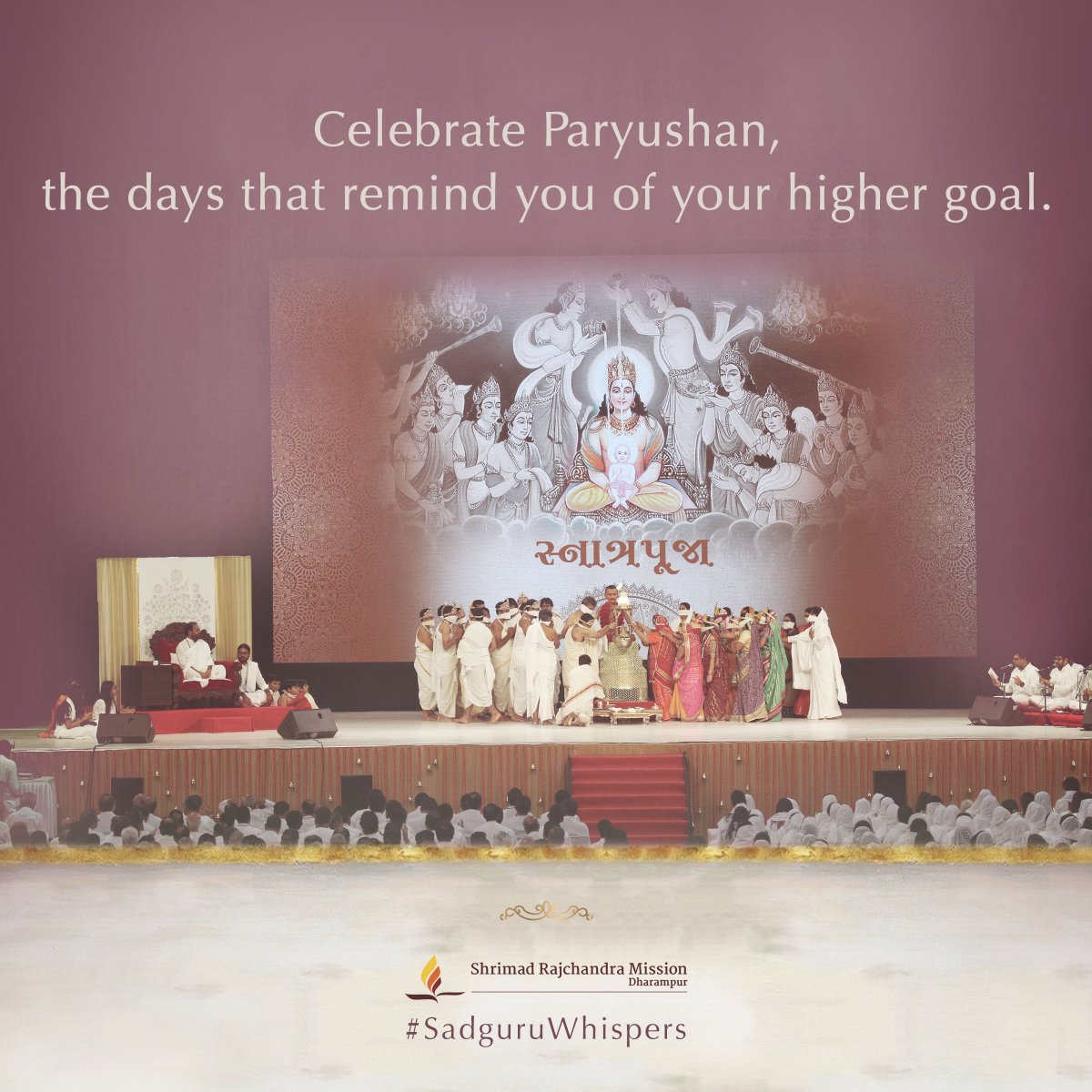 SRMDharampur's tweet photo. #SadguruWhispers #Quotes #QOTD #Paryushan #ParyushanMahaparva #ParyushanMahaparva2022 #HigherGoal #FestivalOfSpirituality https://t.co/o6LjrDnbUr