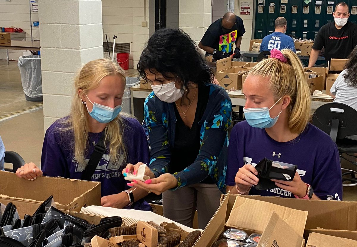 Special thanks to the <a href="/WCUAthletics/">West Chester Golden Rams</a> Women's Soccer Team for taking some time out of their busy pre-season preparations to volunteer with us this morning! They helped out in every single one of our workshops and learned about what the HC Opportunity Center does for the community!