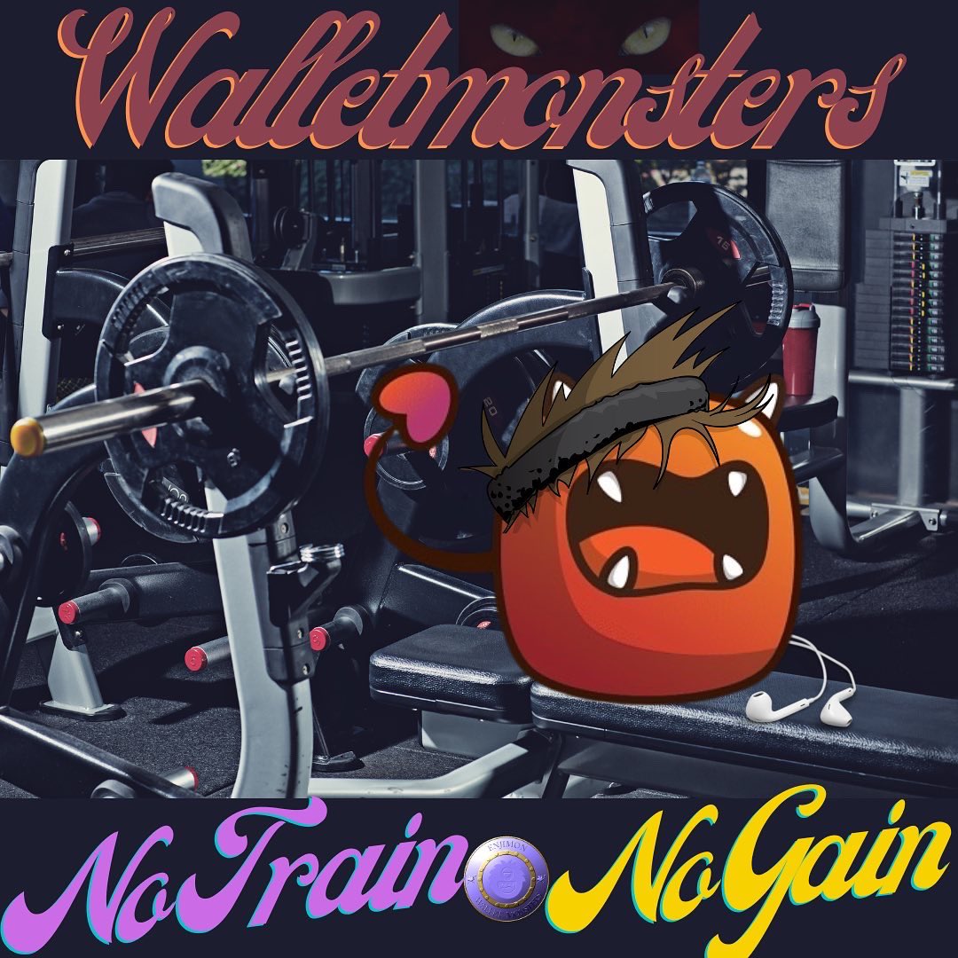 No Train No Gain😈 You won’t make it passed the first match in the upcoming Battle Mode if you don’t💯 We already have some well trained challengers ready👹 Think you can compete?👀 Go to walletmonsters.io and mint your trainers pass 🎟 #NFTCommunitys #NFTs #Blockchain