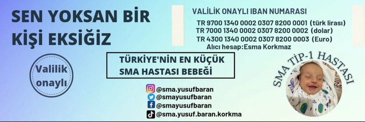 bu minisimiz için hep birlikte el ele #smayusufbaran