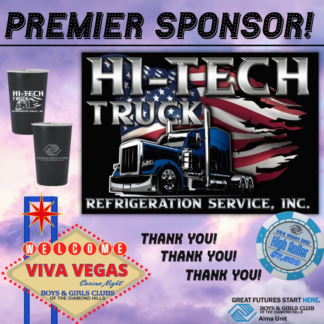 BGCDiamondHills's tweet photo. We are SO excited to announce our premier sponsor, Hi-Tech Truck Refrigeration Service, Inc.! Thank you for your continued support! https://t.co/SZWSryJysD
