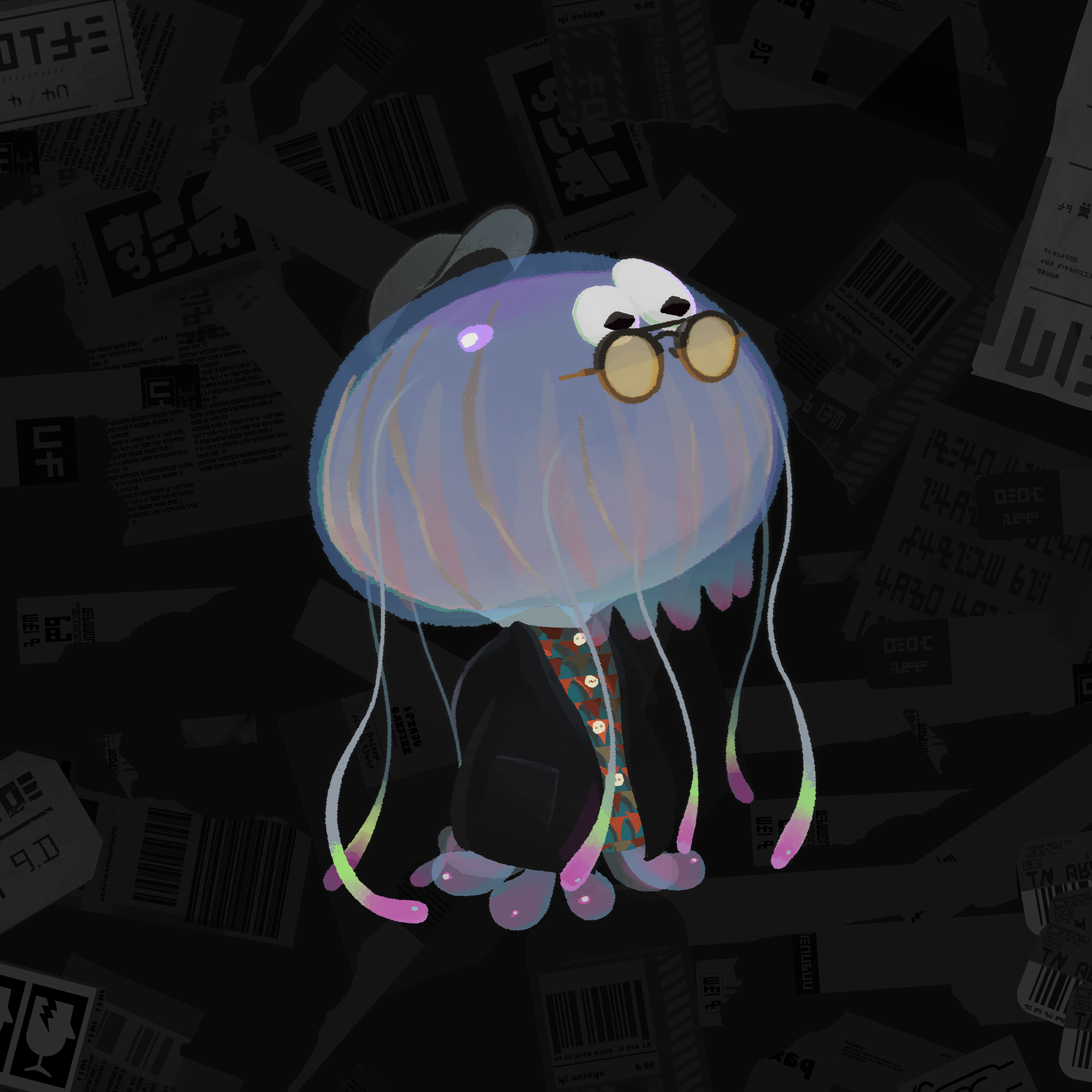 Splatoon スプラトゥーン そしてフク屋 ワンス ア ボン Tシャツやジャケットなどトップスを中心に取り扱う店だ クラゲの ハナガサ がコダワリをもって店主を務めている バンカラ街のメインストリートにある シュッとしたお店が目印だ