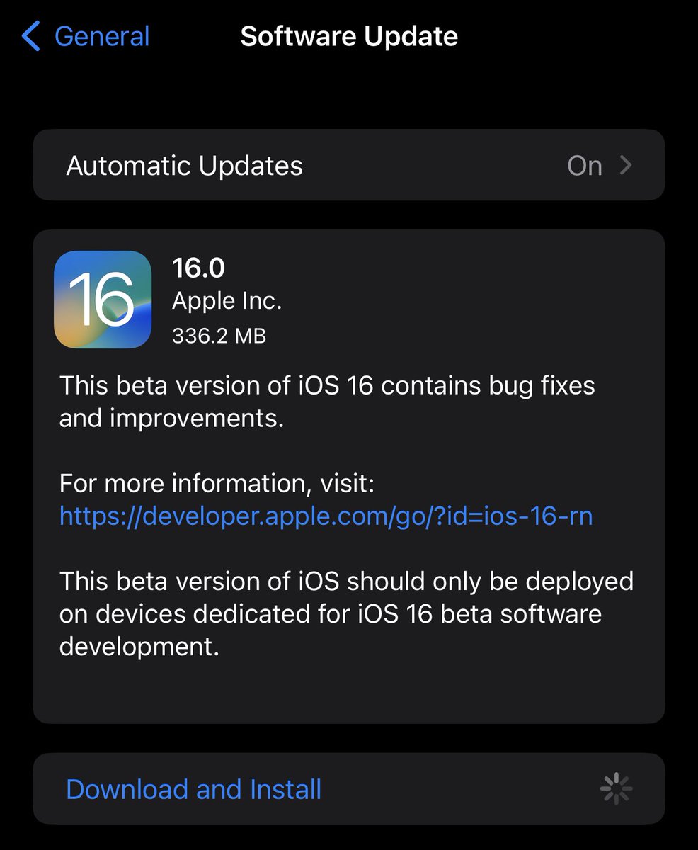 MaxdMerc's tweet image. iOS 16 Developer beta 7

#iOS16DevBeta7

#Apple #iPhone #iOS #GM ?
