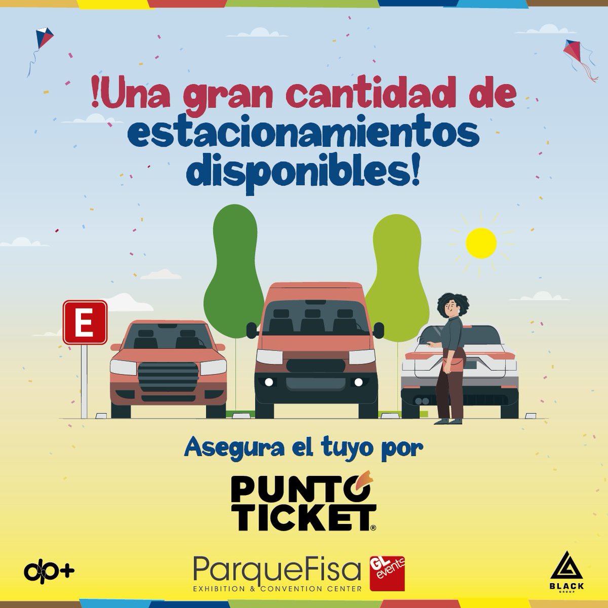 ParqueFISA's tweet photo. La seguridad es primordial, por eso durante el FESTIVAL DE LA PATRIA🎉 contaremos con medidas de seguridad para cuidarnos entre todos 🔐 Recuerda que te regalamos un 15% DCTO. para tu entrada usando el código "PARQUEFISA" 🎟️
Ven este 16, 17 y 18 de septiembre
¡Te esperamos! https://t.co/CquIrCntBI