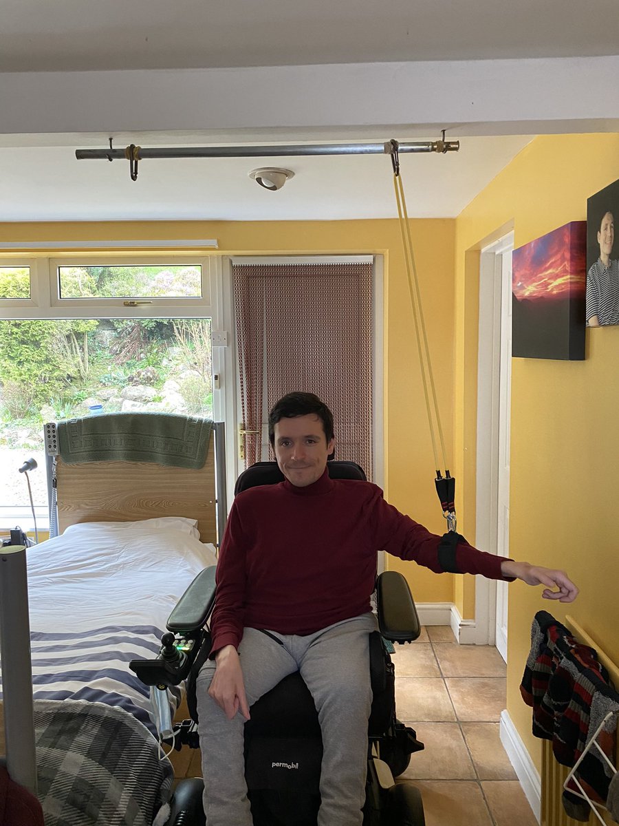 A4 - please checkout the Simply Open Awards if you have a simple hack that overcomes a barrier around you with disability - visit simplyopen.io/awards #axschat <a href="/openforaccess/">Open Inclusion</a> <a href="/debraruh/">Debra Ruh</a> here’s our hack so I can exercise from home. Submit yours now!