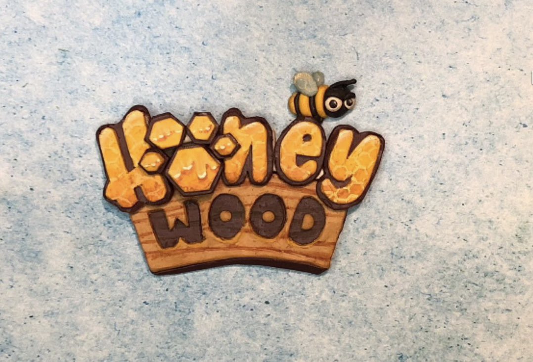 AnnaDePo's tweet photo. Just made a video on YouTube about P2E game #HoneyWood 🍯🐻  
@goblin_lepilo made a logo of game in plasticine ❤️

https://t.co/Fu1ygMLxPp https://t.co/J2xPbKCIjN