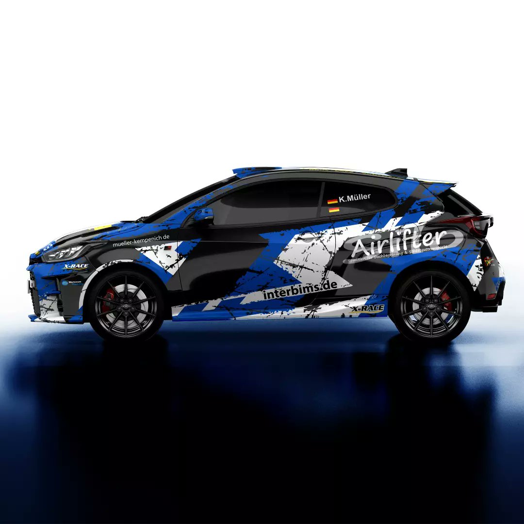 AbstraxiDesign's tweet photo. Toyota GR Yaris Proto in a contrasting combination: gloss body - matt design. The geometric character of the design is complemented by a delicate grunge background.#gryaris #toyota #toyotagazooracing #yarisgr #liverydesign #wrapdesign #carwrapping #wrappingdesign #folierung #car https://t.co/1Hr78BOIk2