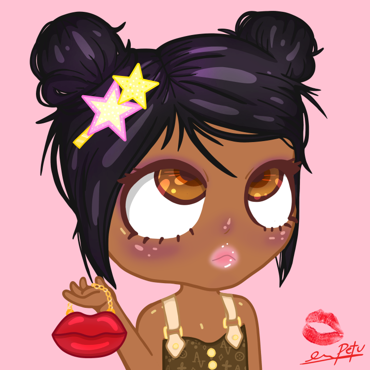 0xJarry's tweet photo. 500 followers! Giving away one of my own @BountyBaddies Your chance to enter the weekly 100 USDC sweepstakes!

Follow @Korgex1 + @BountyBaddies 
Like+RT+Tag 1 fren

#305 has one of my favorite haircuts and also features a reward program boutique background '@petutotita signature' https://t.co/4ELYEI7UE5