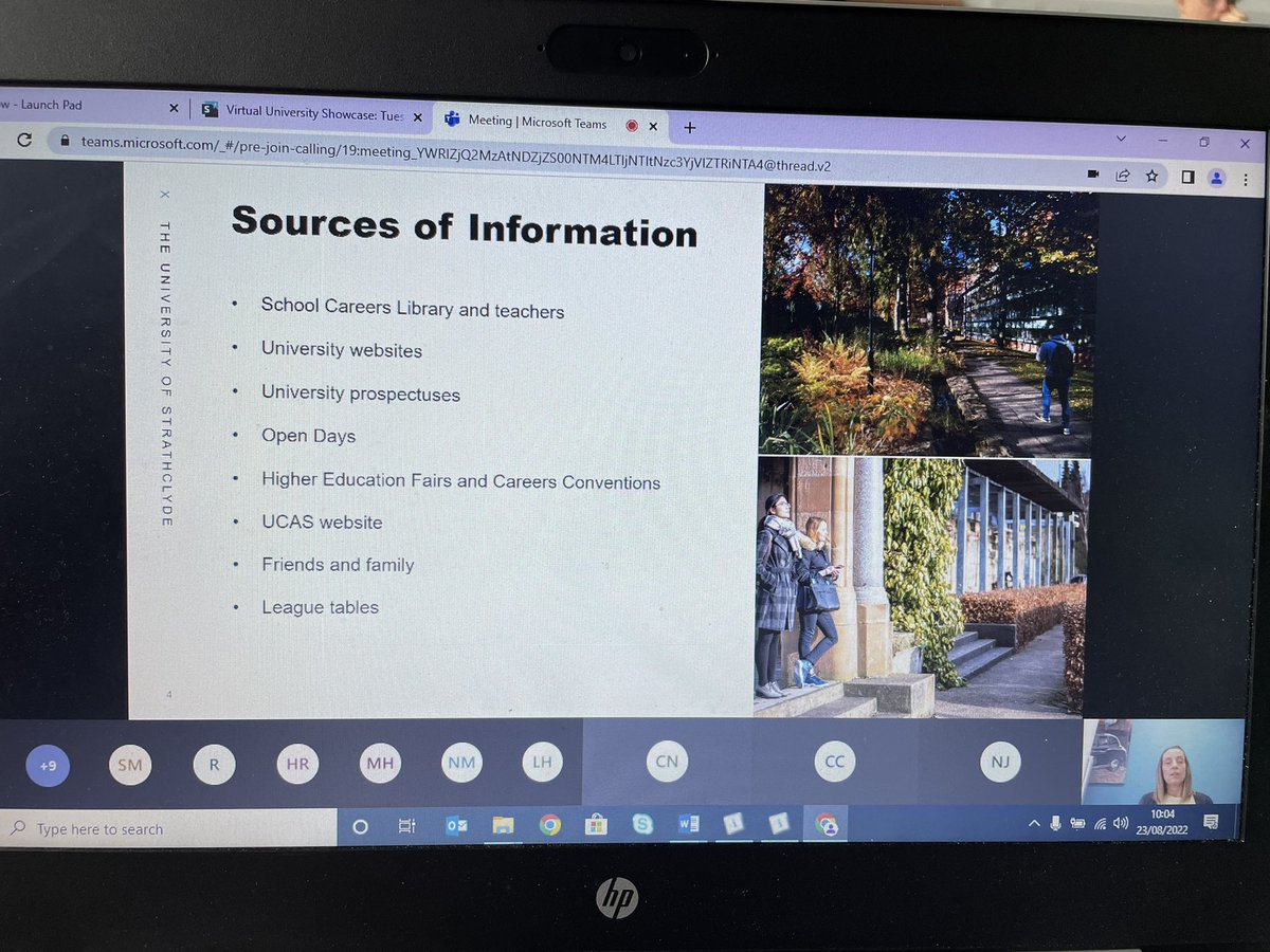 dgs_support's tweet photo. Senior pupils attended our drop in Virtual UCAS Showcase today. Twelve universities from across Scotland delivered inputs on the application process, their courses, clubs etc. An informative and interesting day with lots of useful hints &amp; tips! Huge thank you to @Careers_Clark 👌🏼 https://t.co/GfYEOY90vz