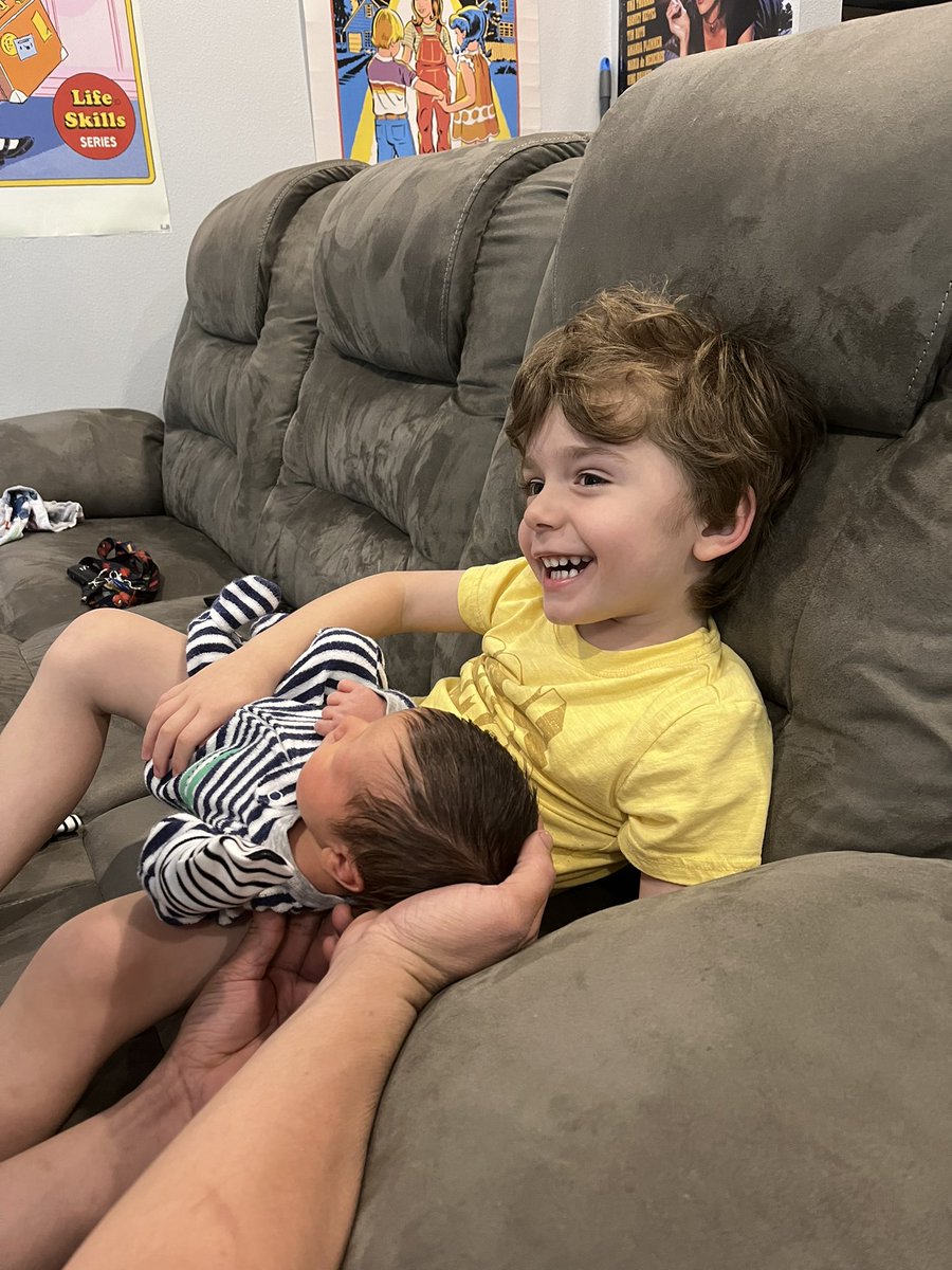 morganannwendt's tweet photo. safe to say he loves his baby brother 🥹🥹🫶🏼 https://t.co/GwmUTFXKsz