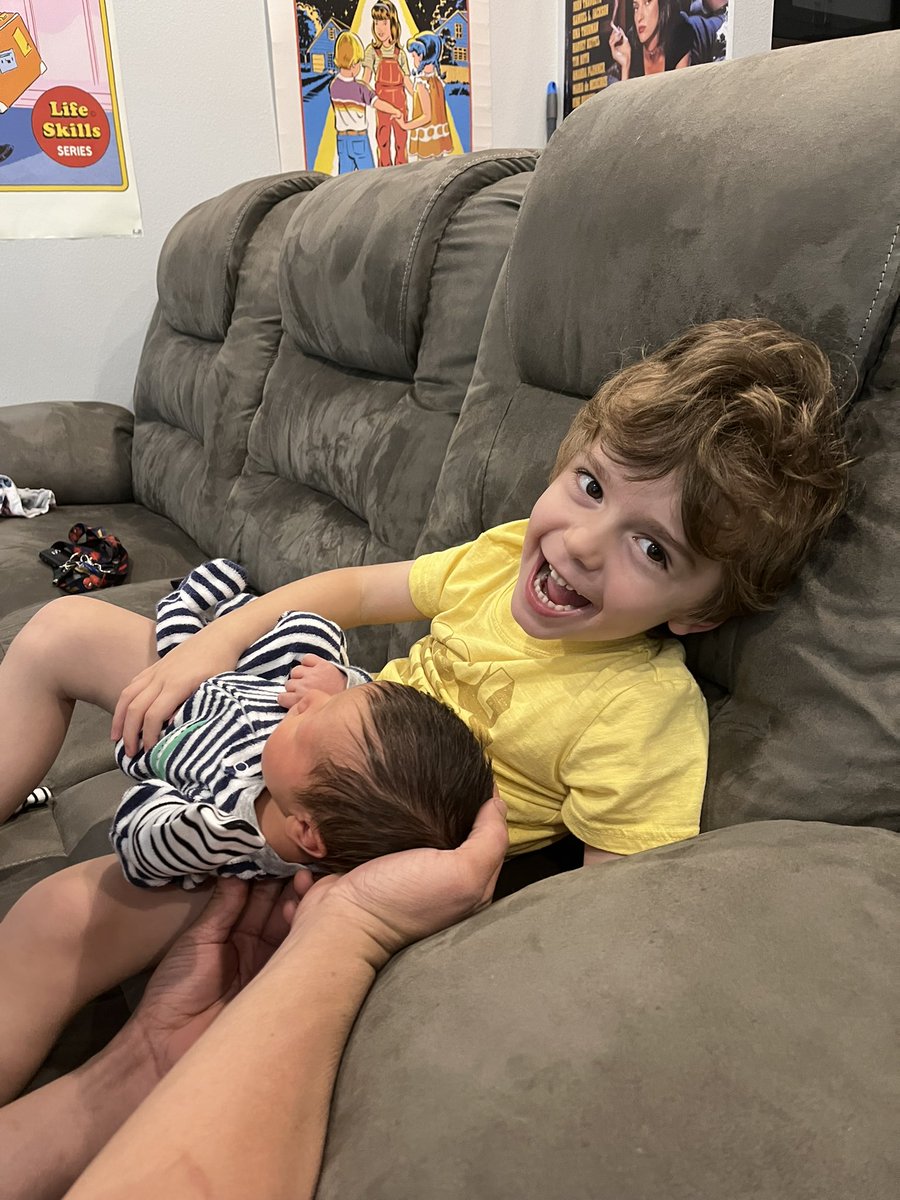 morganannwendt's tweet photo. safe to say he loves his baby brother 🥹🥹🫶🏼 https://t.co/GwmUTFXKsz