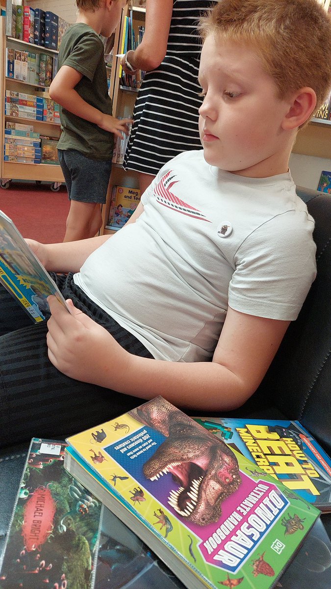 CarolineHalling's tweet photo. @HallingSch another one ticked off the list for Eliza &amp; Zac, a trip to the library! https://t.co/Y9yH3nfmrs