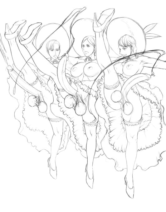 北米でのホームパーティーやイベントでのお祝い時に射精をもって場を盛り上げる風習がヨーロッパへ渡り様々な芸術と融合し射精劇団として組織化される。その射精芸術の組織化の流れが日本へもたらされるのは2回の世界大戦後を待たなければならなかった。
新作の同人誌より
#ふたなり #futanari 