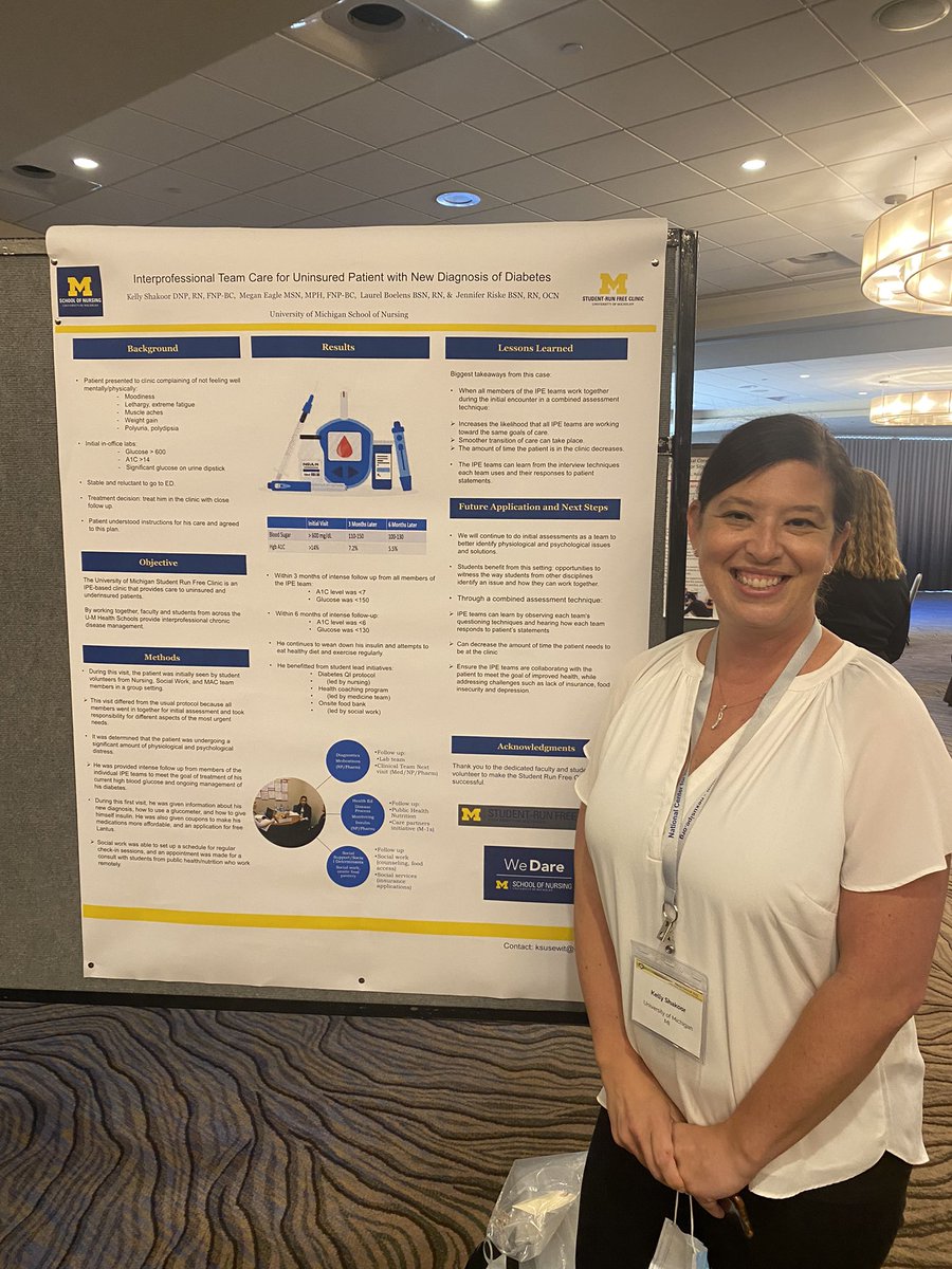 umichHealthIPE's tweet photo. Check out pictures from yesterday’s @nexusipe #NexusSummit In-Person Poster Presentations! (Tweet 1/2 - continued in next tweet) @nprush2221 @leslie862011 @KShakoorDNP @vanims1 https://t.co/bIEIZRFXEz