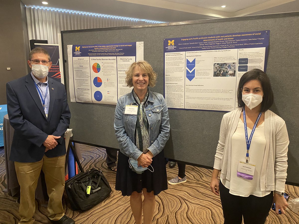 umichHealthIPE's tweet photo. Check out pictures from yesterday’s @nexusipe #NexusSummit In-Person Poster Presentations! (Tweet 1/2 - continued in next tweet) @nprush2221 @leslie862011 @KShakoorDNP @vanims1 https://t.co/bIEIZRFXEz