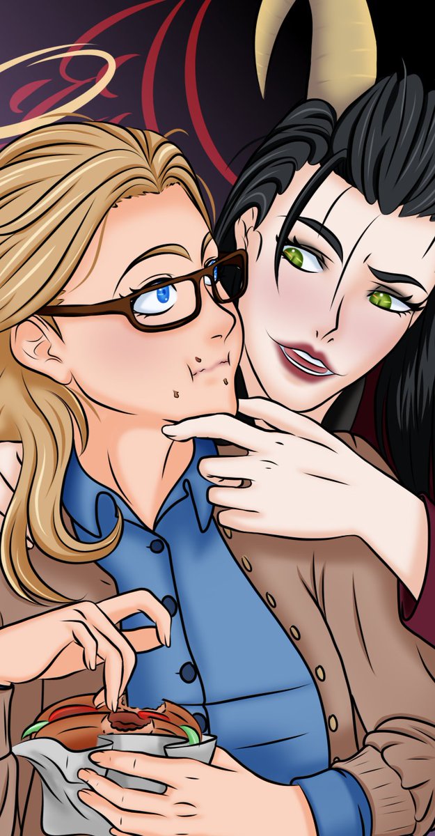 Reigns_fangirl's tweet photo. "Eres, sin duda alguna, una delicada flor al comer."

Le dibujé esto a una amiga porque... Porque sí.
Se supone que son #KaraDanvers y #LenaLuthor y esto es un #fanart de #Supercorp del fanfic que les dejaré abajo 🥴

https://t.co/xuQrgTsxkz https://t.co/Ei1GyITJYU