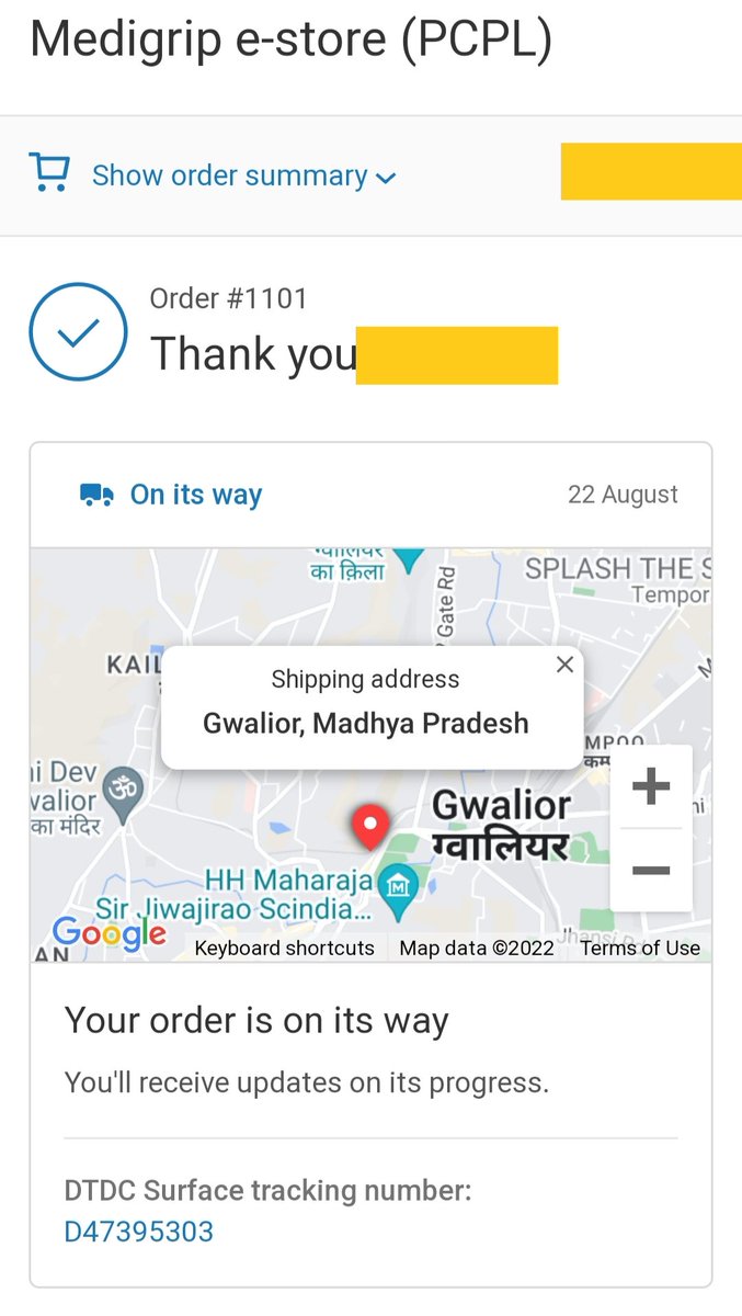 mukul_icai's tweet photo. @DTDCIndia @Medigrip1986  when can i expect the delivery of my order ? Its been 2 days already and order has not even been picked up !! https://t.co/KfxmUv60V4