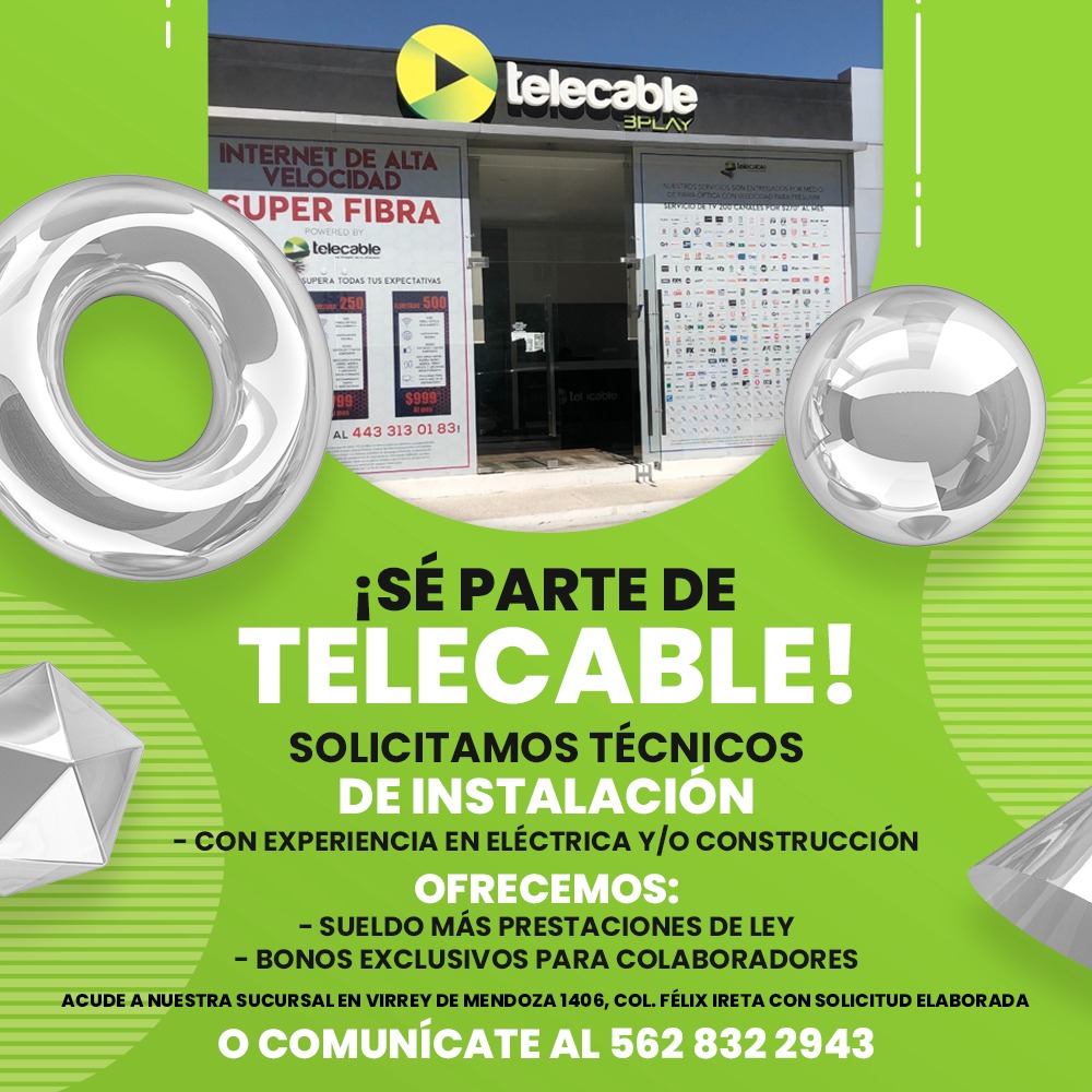 Acude a nuestra sucursal en Virrey de Mendoza 1406, Col. Félix Ireta con solicitud elaborada de lunes a viernes de 9 am a 2 pm y de 4 pm a 7 pm.
📲Para más información comunícate al 562 832 2943. #tedamomás #Morelia
