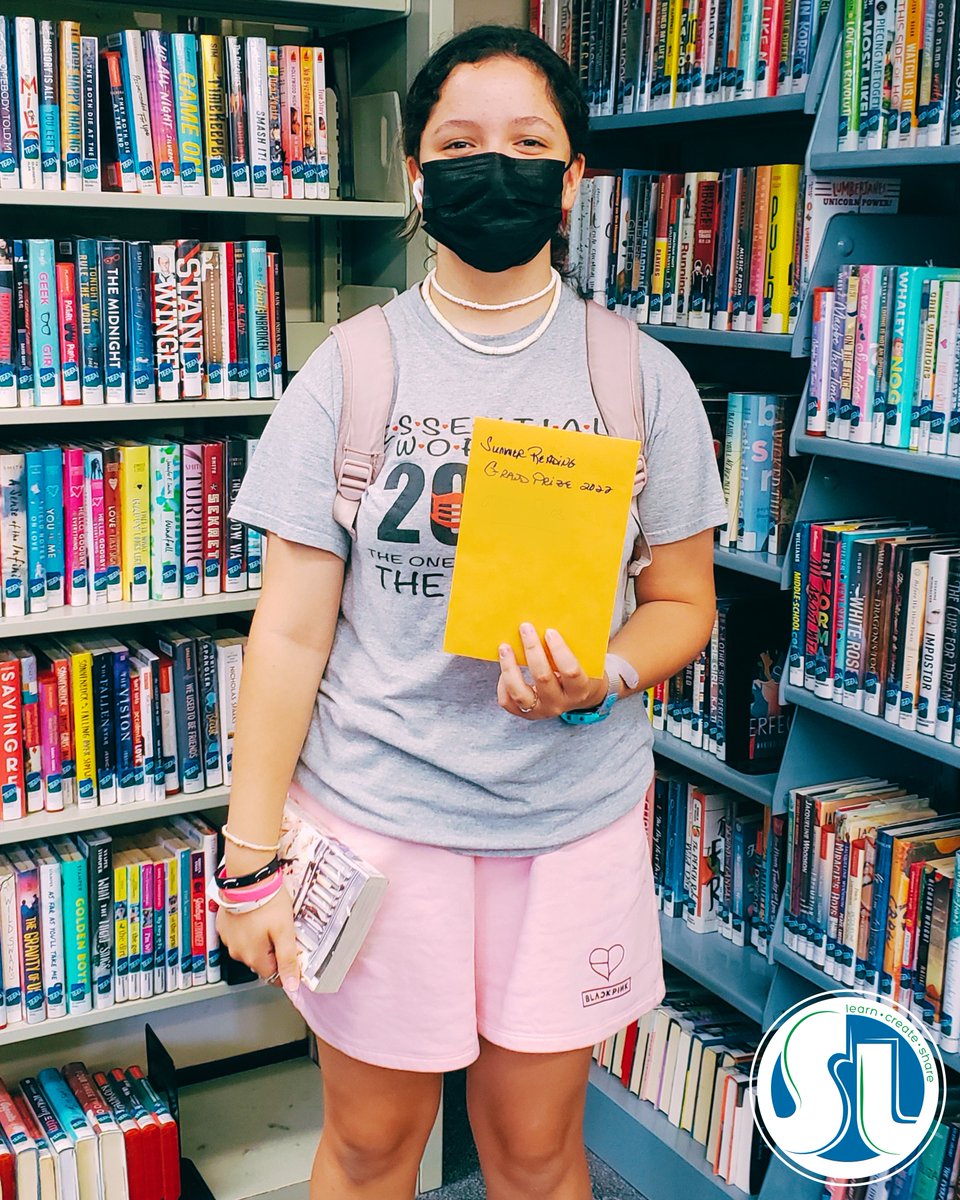 StratfordLib's tweet photo. The grand prize winner of our 2022 #TeenSummerReading Challenge is... Gianna R! Congrats to Gianna & to all of the teens who jumped on board to #ReadBeyondtheBeatenPath with us this summer!
PS: If you have a favorite read from this summer, tweet us. We'd love to hear your picks! https://t.co/RMVieLrAnn